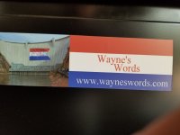 Wayneswords flag on dam megabite.jpg