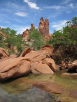 GLCA - Scenic water and redrocks in Escalante area in Glen Canyon National Recreation Area. NP...jpg