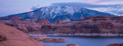 GLCA - Scenic snow capped Navajo Mountain and Lake Powell. NPS Photo..jpg