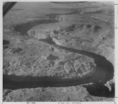 Mouth of Wahweap Creek - Sentinel Rock just disappearing - 1963.JPG Mouth of Wahweap Creek - Sentinel Rock just disappearing - 1963.JPG