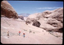 Traverse to the north - hike down from top of Rainbow - 1952.JPG Traverse to the north - hike down from top of Rainbow - 1952.JPG